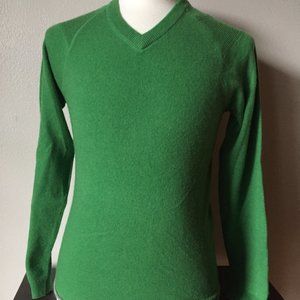 Mens Cashmere Sweater Green size Small